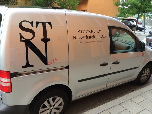 Servicebil på uppdrag