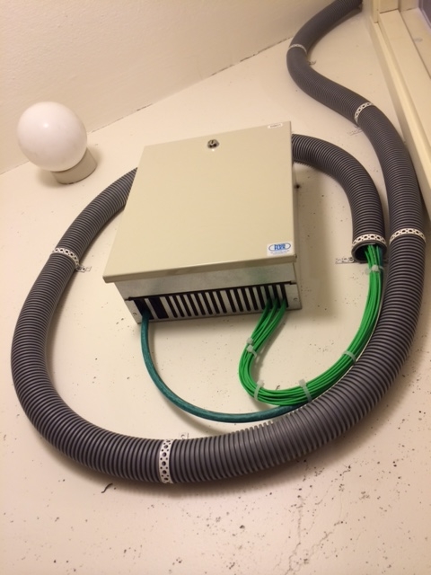 Färdigt fiberskåp